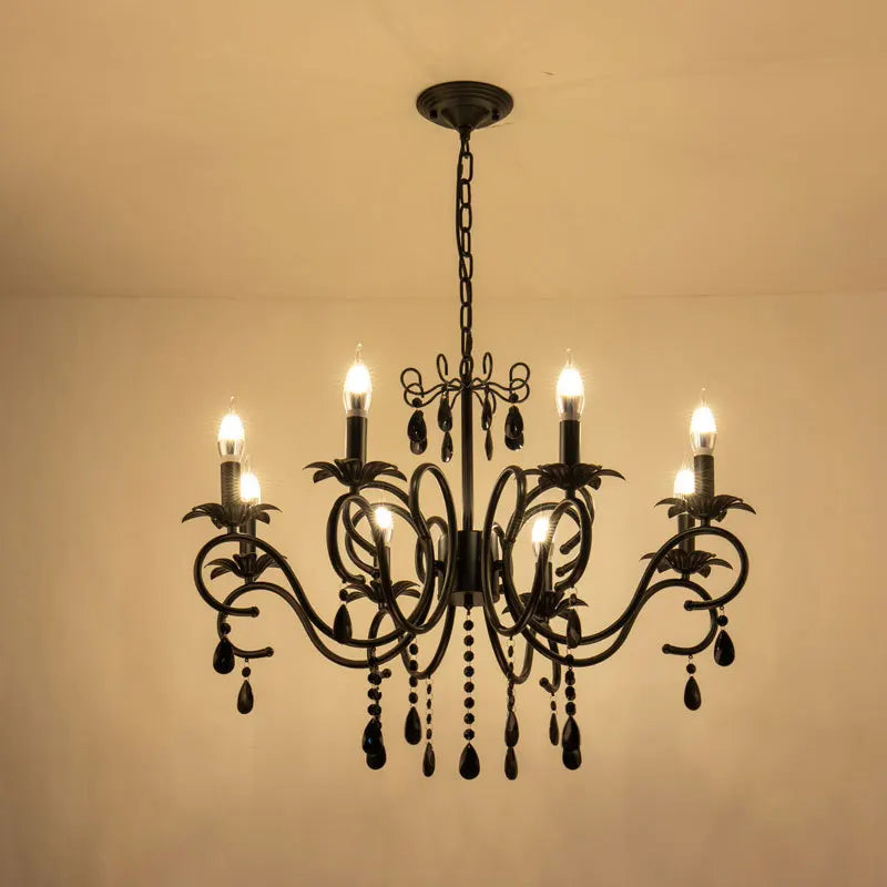 Vintage crystal chandelier for elegant interior decor