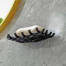 modern design no-drill soap drain wall shelf