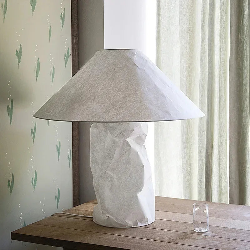 Luxury wabi-sabi style table lamp nordic creative design - vue 5 sur 9