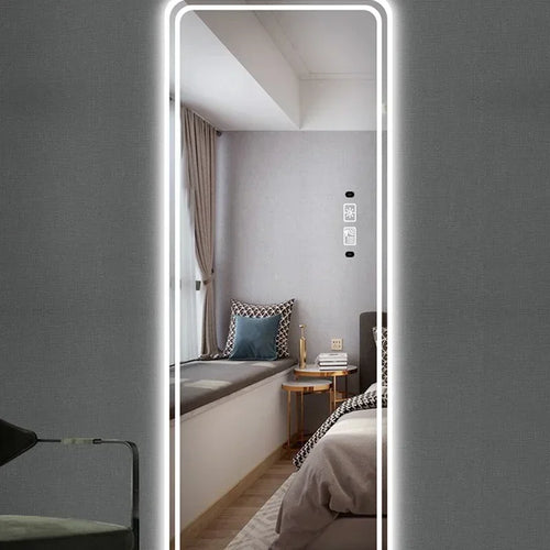 Large smart mirror for interior decoration - vue 4 sur 19
