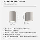 Creative terrazzo cement wall light