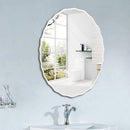 Decorative oval macramé mirrors for interior decoration