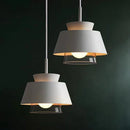 Nordic style glass and iron pendant light for decorative interiors