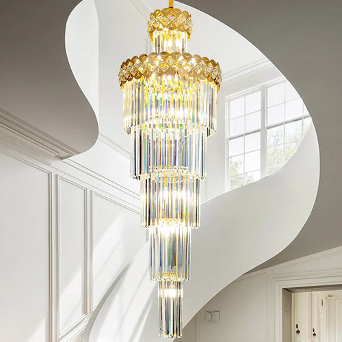 Modern crystal chandelier for elegant interiors - vue 2 sur 12