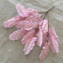 Artificial silk leaves for floral decoration