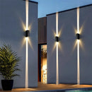 Modern waterproof outdoor aluminium LED wall light