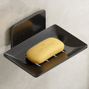 wall-mounted aluminum soap dish for storage and organization