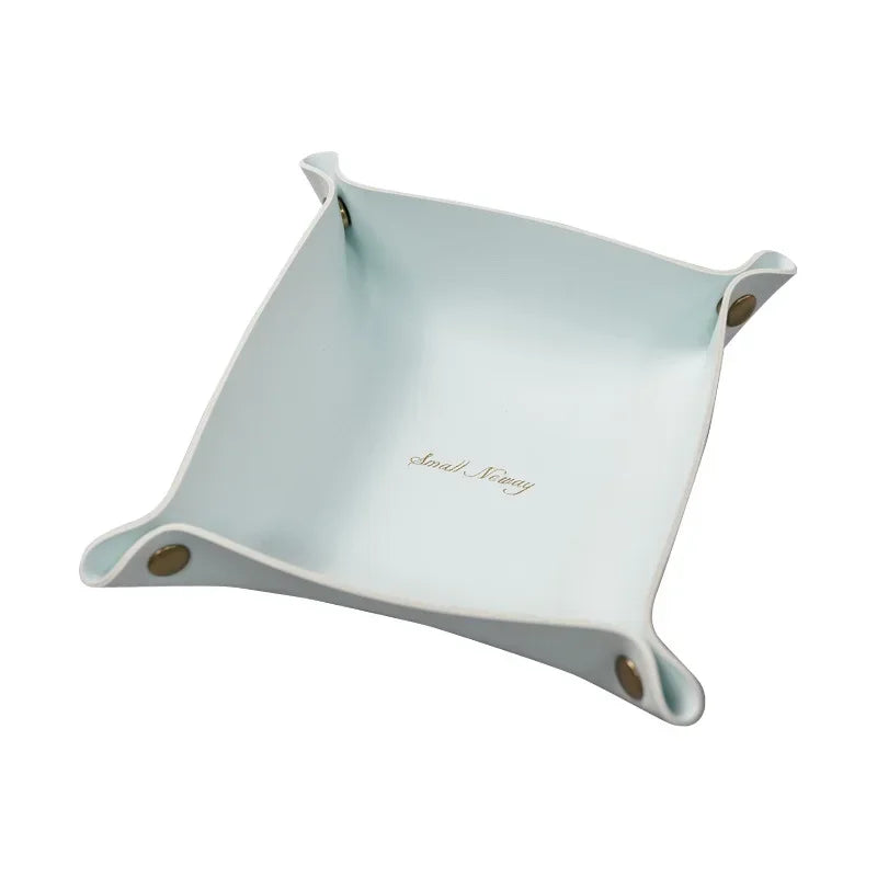 Leather storage box for desk and accessories - vue 18 sur 20