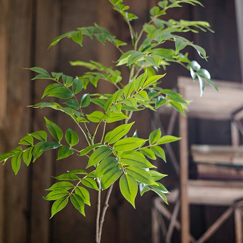 Large artificial ficus branch for indoor and outdoor decoration - vue 5 sur 9