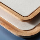 Wooden jewellery storage tray for watches and necklaces