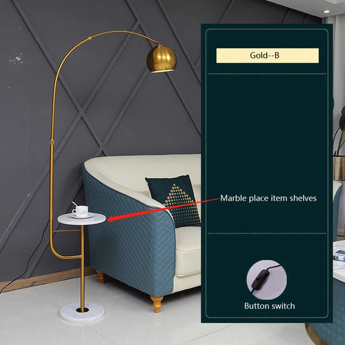 Simple modern nordic floor lamp for interior decoration - vue 9 sur 10