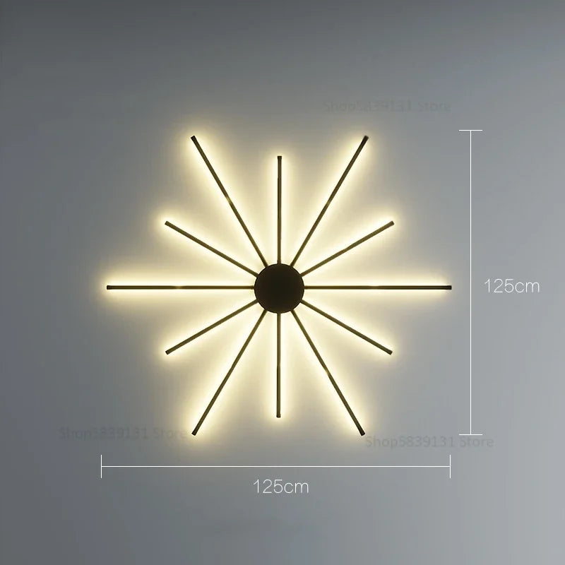 Modern creative wall light for stylish interior decor - vue 22 sur 22