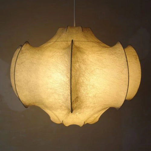 Wabi-sabi silk pendant chandelier for interior decor - vue 10 sur 10