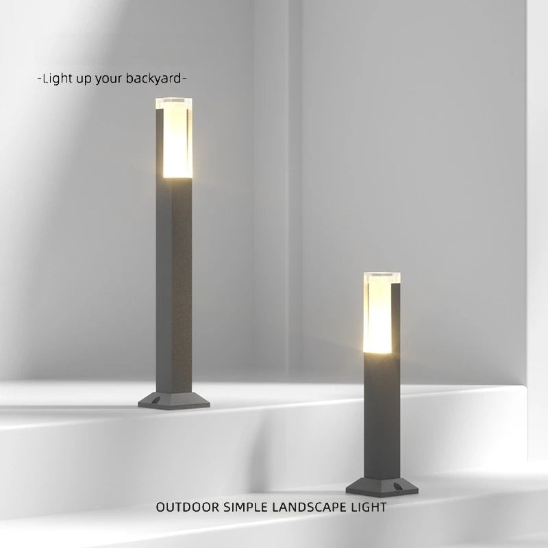 Modern waterproof LED aluminium outdoor lamp