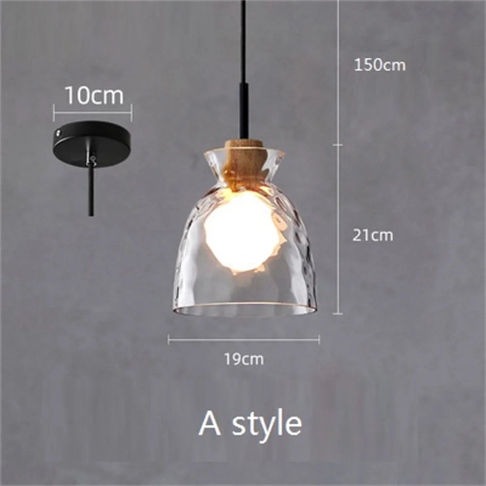 Modern nordic LED pendant light decorative indoor fixture - vue 7 sur 8