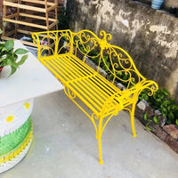 wrought iron garden bench outdoor table and chairs