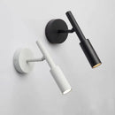 Minimalist rotating LED wall light with adjustable lighting