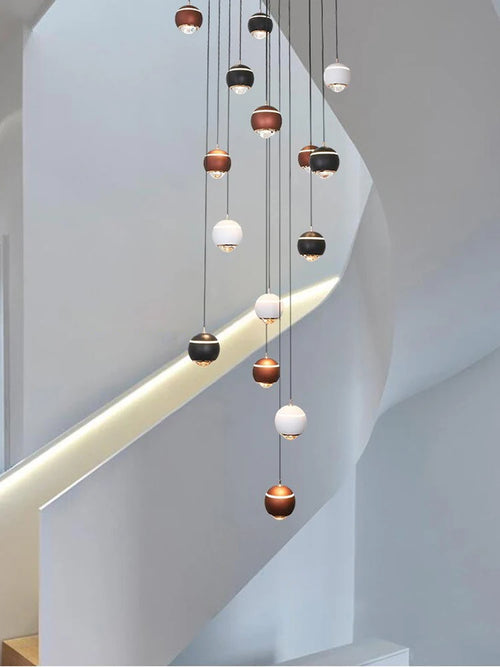 Creative chandelier for minimalist and modern lighting - vue 2 sur 16