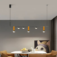 Leather designer pendant light for a bright and elegant interior