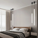 Modern minimalist long spiral tube LED chandelier 2023