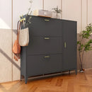open shoe cabinet for aesthetic and practical storage