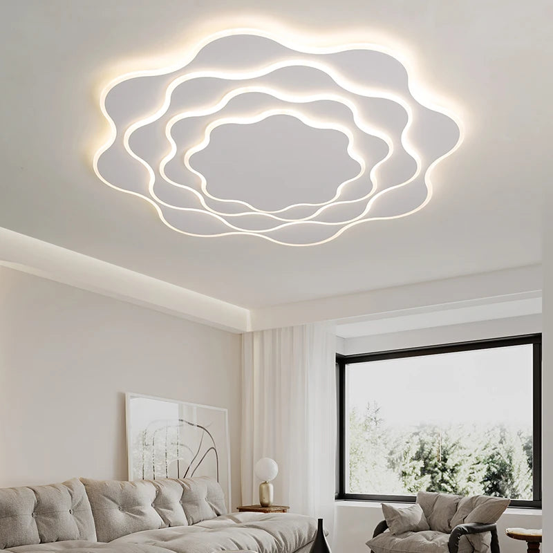Modern LED iron and acrylic ceiling light for dining room, bedroom, hallway, bar