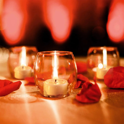 flameless led tea lights with remote control for party decorations - vue 5 sur 8