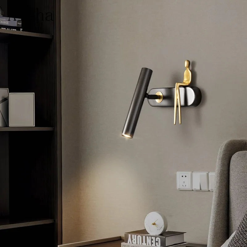 Minimalist LED wall light for modern creative interiors