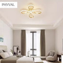 Modern LED flower-shaped ceiling light for a creative ambience