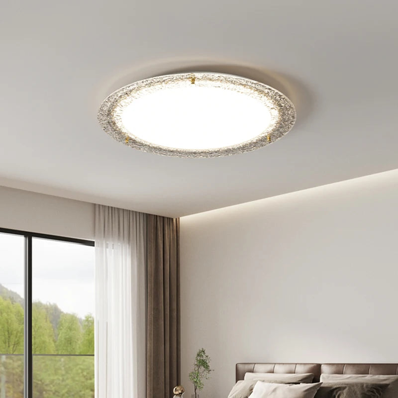 Modern luxury crystal LED ceiling light for indoors - vue 4 sur 7