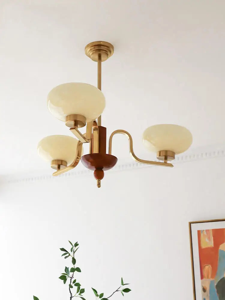 Vintage LED chandelier for elegant interior decor