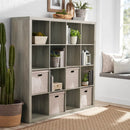 6/9/12/16-Cube Storage Organizer  Bookshelf, Bookcase Locker Living Room Furniture Home, Open Storage, Easy Assembly