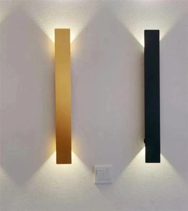 Modern aluminium LED wall light 6W/18W/24W