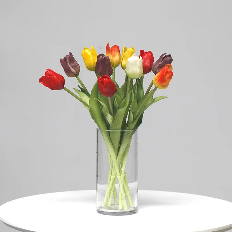 Realistic artificial tulips for weddings and party decorations - vue 4 sur 14