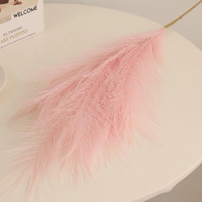 Artificial pampas grass flowers for home and party decoration - vue 6 sur 20