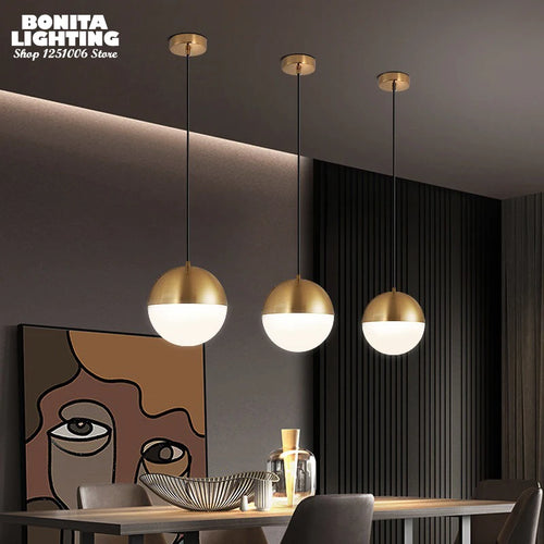 Nordic chequered glass pendant light for modern decor - vue 4 sur 12