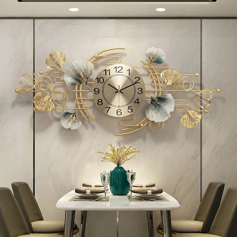 modern and creative design wall clock for trendy interior