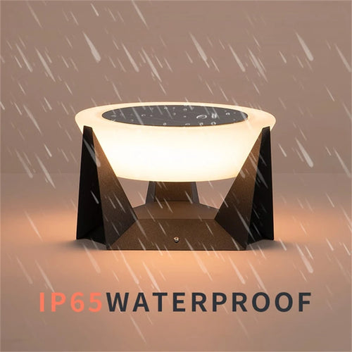 Waterproof outdoor solar LED lamp for garden, patio and fence - vue 2 sur 12