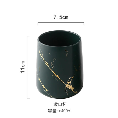 ceramic bathroom set with elegant accessories - vue 19 sur 22