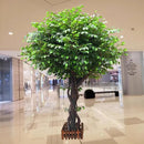 Decorative artificial banyan tree for indoor and hotel use
