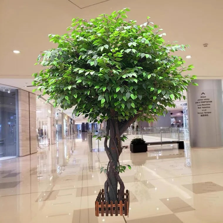 Decorative artificial banyan tree for indoor and hotel use - vue 10 sur 14