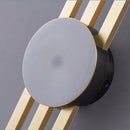 Minimalist copper LED wall light for ambient decoration