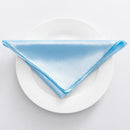 Decorative satin table napkin set of 10 for weddings