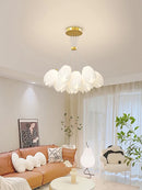 Modern suspended chandelier for energy-saving indoor lighting
