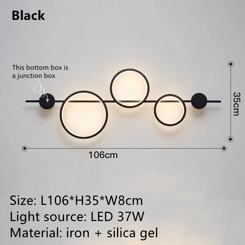 Modern nordic LED wall light for interior decoration