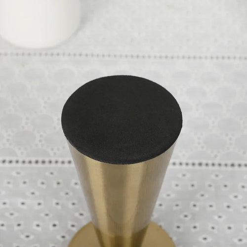 Set of 3 metal candle holders for wedding decor and luxury gifts - vue 4 sur 6