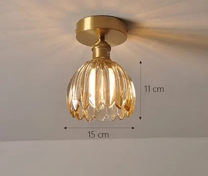Modern glass ceiling light for bright indoor and outdoor spaces - vue 11 sur 30