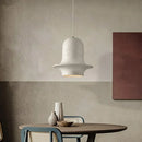 Nordic wabi sabi style resin pendant light