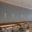 Minimalist Nordic striped glass chandelier for interior decoration