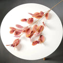 Artificial silk eucalyptus leaf branches for floral decoration